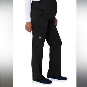 Healing Hands Maternity Scrub Pants Size Large Black